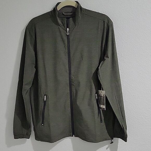 Linksoul Morris Full Zip Windbreaker,  LS524,  Sycamore/green - Picture 1 of 6